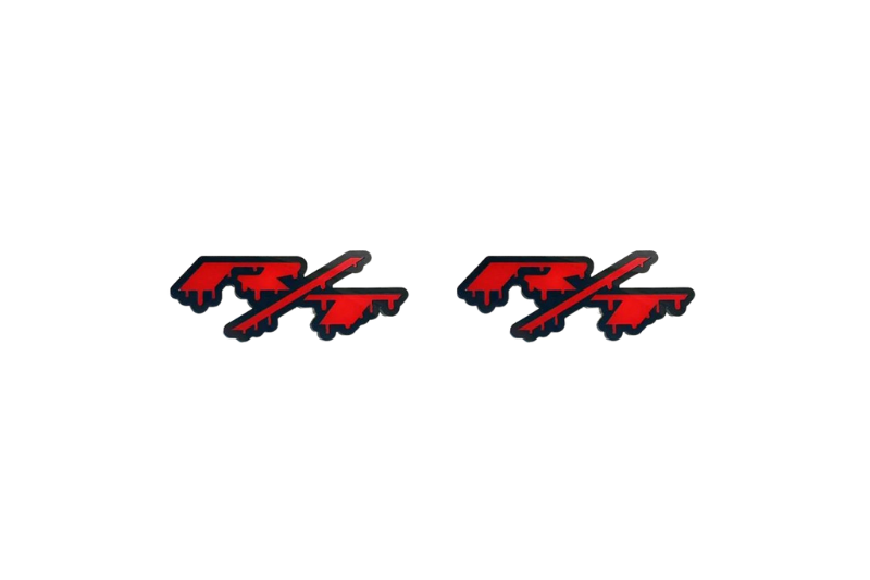 DODGE emblem for fenders with R/T BLOOD logo BIG SIZE