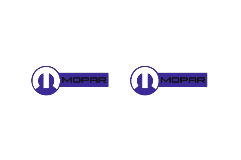 Jeep Emblem & Badges set with Mopar logo (Type 14) Jeep emblems decoinfabric