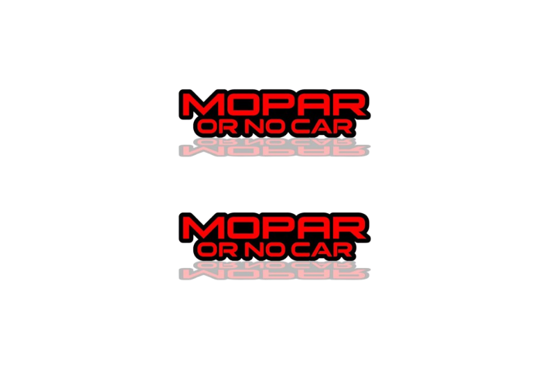 Jeep emblem for fenders with Mopar or No Car logo Jeep emblems decoinfabric BLACK RED