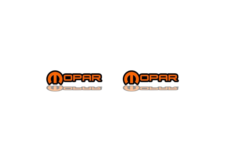 Jeep Emblem & Badges set with Mopar logo (Type 2)