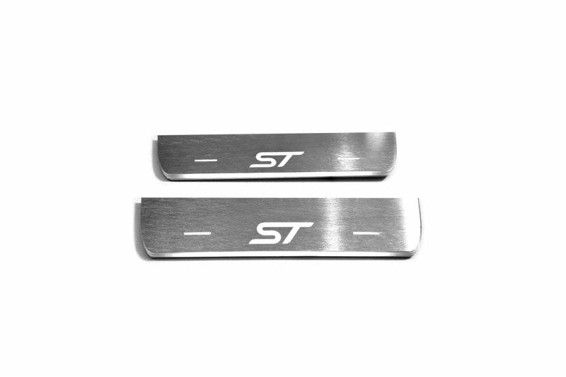 Ford Focus III 2011-2018 Door Sill Led Plate With Logo ST Ford Led Door Sills opdesign