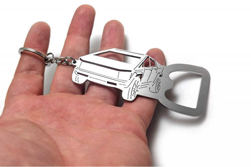 Keychain Bottle Opener for Tesla Cybertruck 2019+ Keychains opdesign
