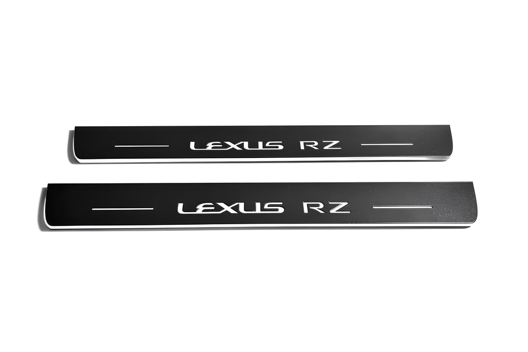 Lexus RZ 2022+ LED Door Sills PRO With Logo Lexus RZ Lexus Led Door Sills opdesign
