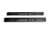 Lexus RZ 2022+ LED Door Sills PRO With Logo Lexus RZ Lexus Led Door Sills opdesign