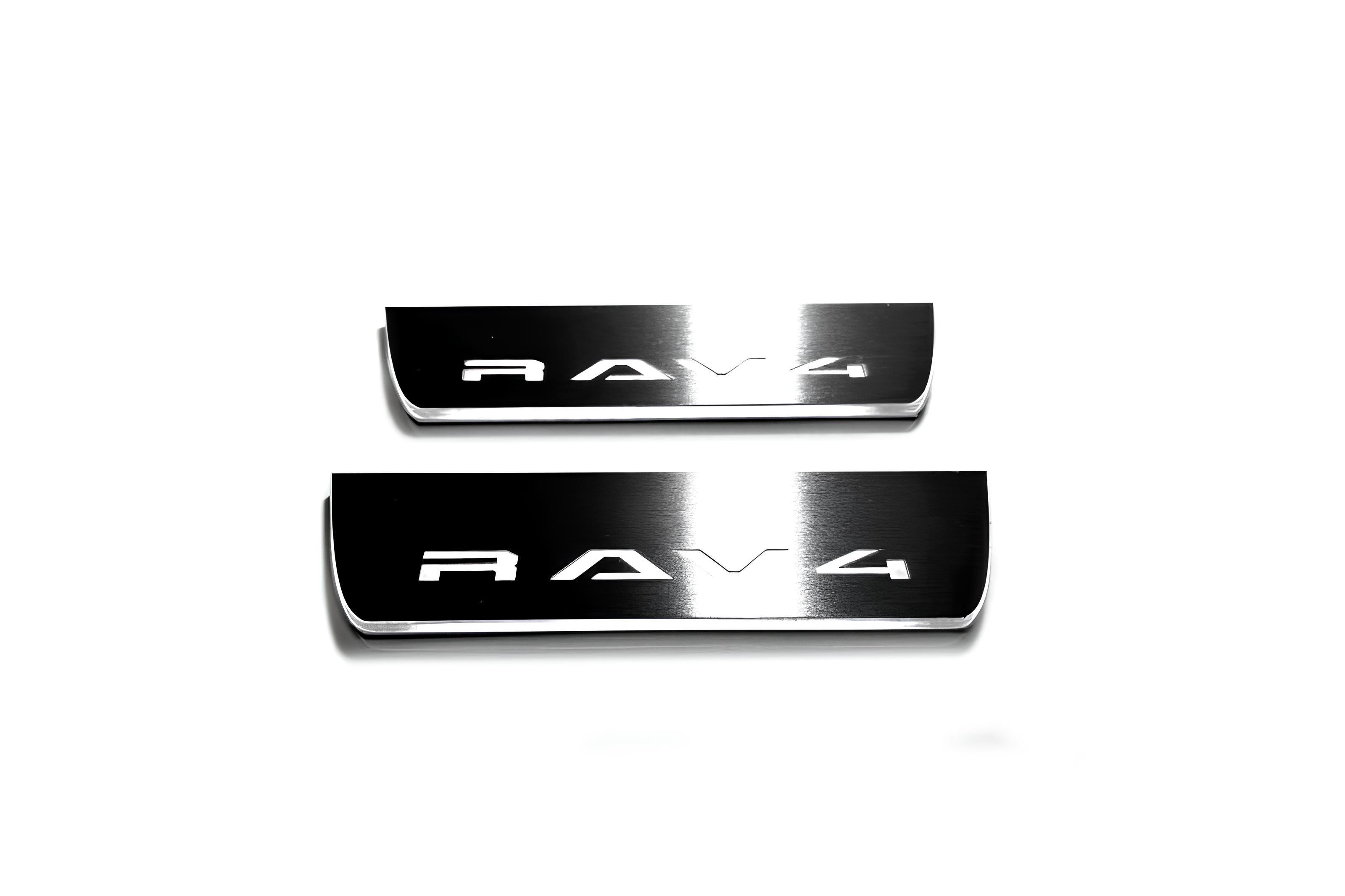 Toyota Rav4 VI 2025+ Car Sill With Logo Rav4 Toyota Led Door Sills opdesign