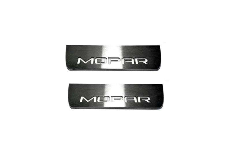 Dodge Durango III 2011+ LED Car Door Sill With Logo MOPAR Dodge Led Door Sills opdesign