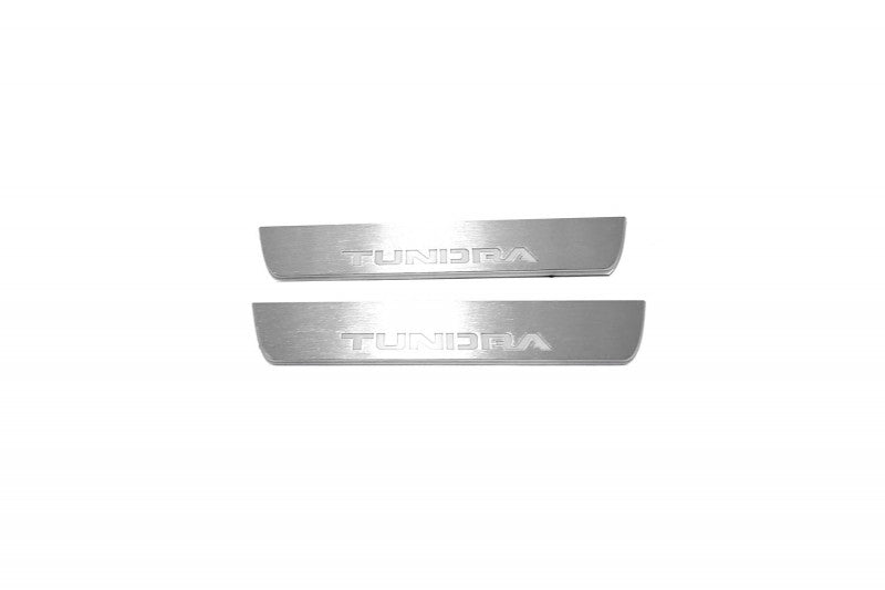 Toyota Tundra II 2007-2013 LED Car Door Sill With Logo Tundra