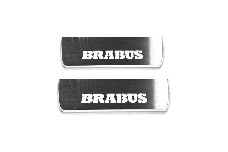 Mercedes E W213 2016-2023 LED Door Sills PRO With Brabus Logo