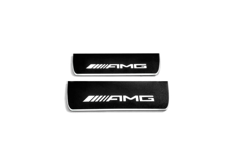 Mercedes E W213 2016-2023 Auto Door Sills With Logo AMG Mercedes Led Door Sills opdesign
