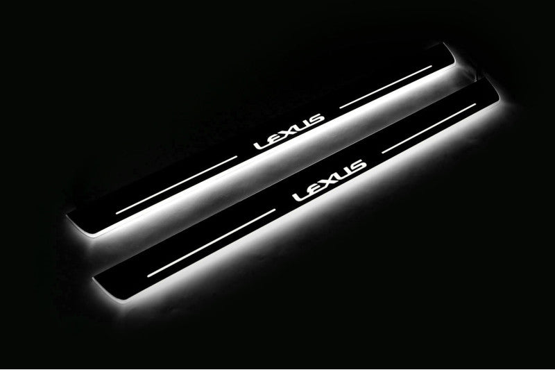 Lexus GS III 2005-2012 Door Sill Lights With Logo Lexus Lexus Led Door Sills opdesign