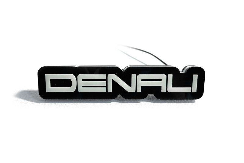 GMC Illuminated LED Radiator Grille Emblems and Badges with Denali logo GMC Led Emblems decoinfabric