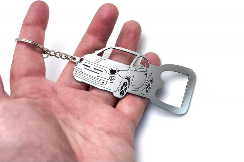 Keychain Bottle Opener for Fiat 500 2007+ Keychains opdesign