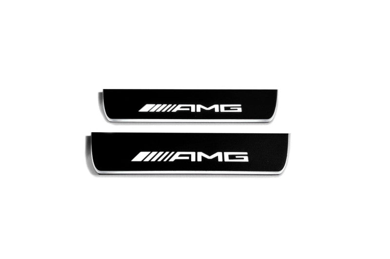 Mercedes GLE II W167 2019+ Car Door Sill With Logo AMG Mercedes Led Door Sills opdesign