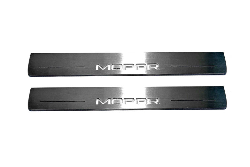 Dodge Durango III 2011+ LED Car Door Sill With Logo MOPAR Dodge Led Door Sills opdesign