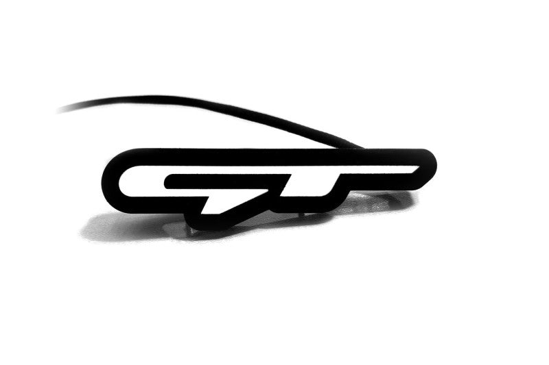 KIA Illuminated LED Radiator Grille Emblems and Badges with KIA GT logo KIA Led Emblems decoinfabric