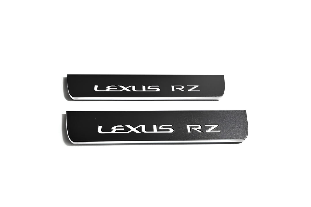 Lexus RZ 2022+ LED Door Sills PRO With Logo Lexus RZ Lexus Led Door Sills opdesign