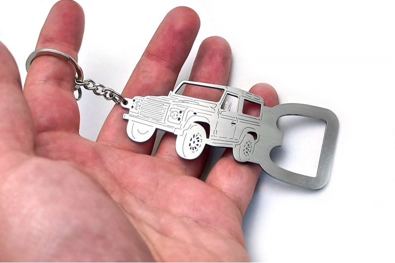 Keychain Bottle Opener for Land Rover Defender I 1983-2016 Keychains opdesign