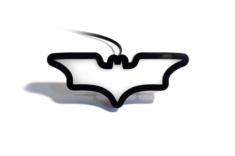 Illuminated LED Radiator Grille Emblems and Badges with Batman logo Custom Led Emblems decoinfabric