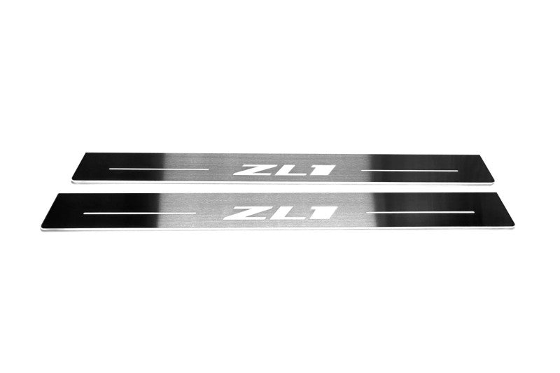 Chevrolet Camaro VI 2016+ Auto Door Sills With Logo ZL1