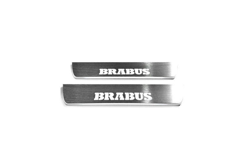 Mercedes S-Class W223 2020+ Auto Door Sill Plates With Logo Brabus