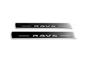 Toyota Rav4 VI 2025+ Car Sill With Logo Rav4 Toyota Led Door Sills opdesign