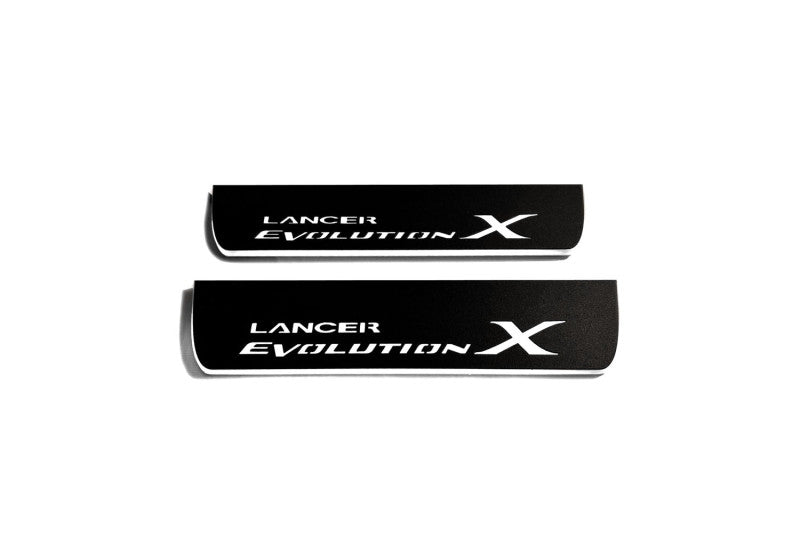 Mitsubishi Lancer Evolution X 2007-2016 Car Sill With Logo Lancer Evolution X Mitsubishi Led Door Sills opdesign