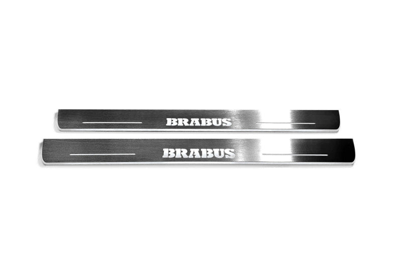 Mercedes GLS I 2015-2019 Led Door Sills With Logo Brabus