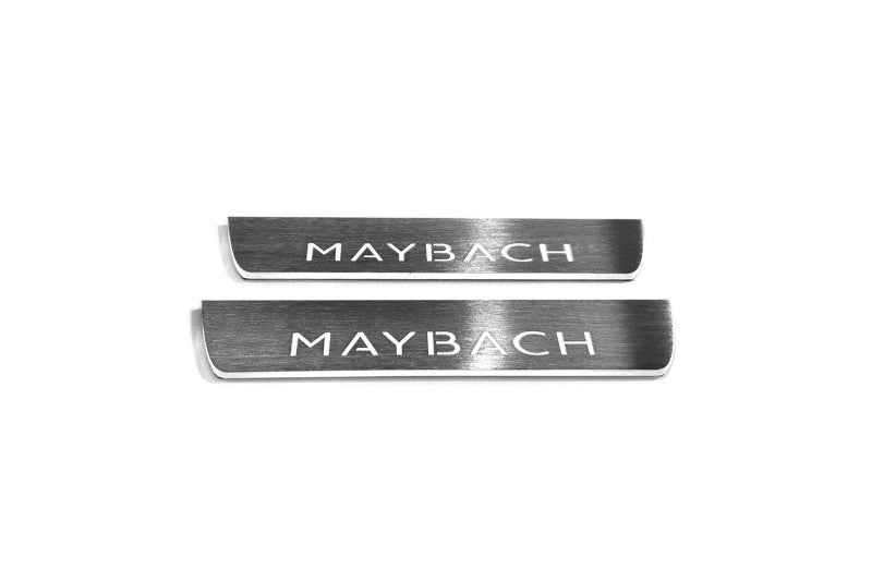 Mercedes S-Class W223 2020+ Auto Door Sill Plates With Logo Maybach
