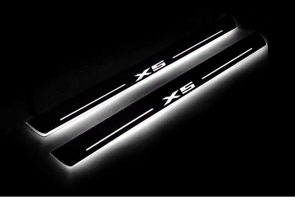 BMW X5 G05 2019+ Led Sill Plates With X5 Logo