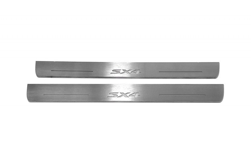 Suzuki SX4 II 2013-2021 LED Car Door Sill With Logo SX4