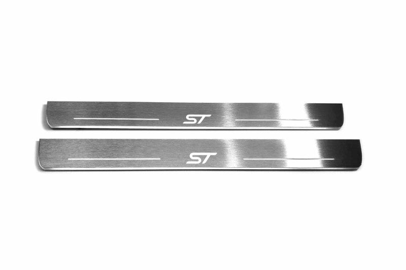 Ford Focus III 2011-2018 Door Sill Led Plate With Logo ST Ford Led Door Sills opdesign