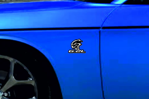 DODGE Kühlergrill-Emblem mit R/T-Logo