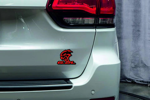 Dodge Emblem & Badges set with Hellcat 6.2L logo Dodge emblems decoinfabric