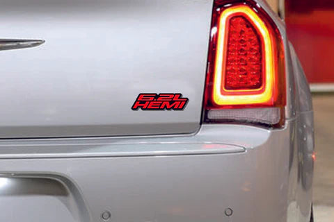 Dodge Emblem & Badges set with 6.2L Hemi Logo Dodge emblems decoinfabric