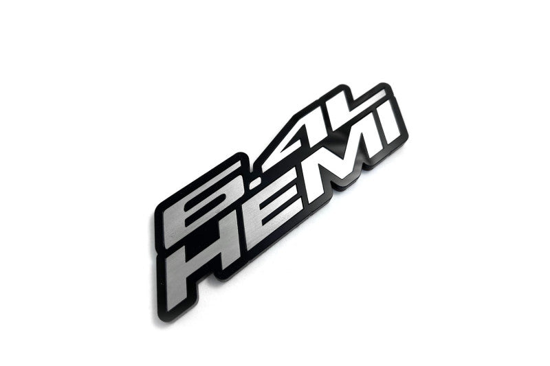 Jeep tailgate trunk rear emblem with 6.4L Hemi logo