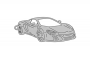Car Keychain for McLaren 650S 2014-2017 (type 3D) Keychains opdesign