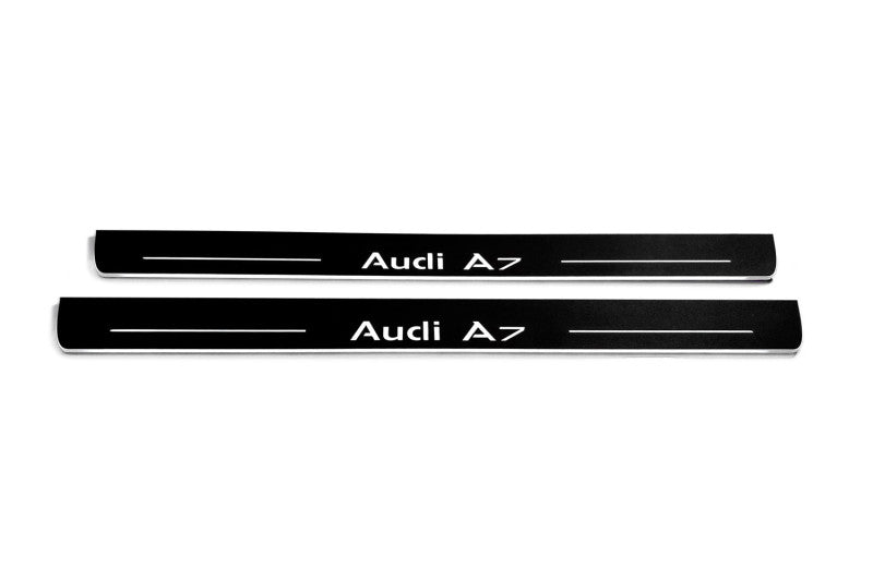 Audi A6 C7 soleiras das portas com logotipo Audi A6