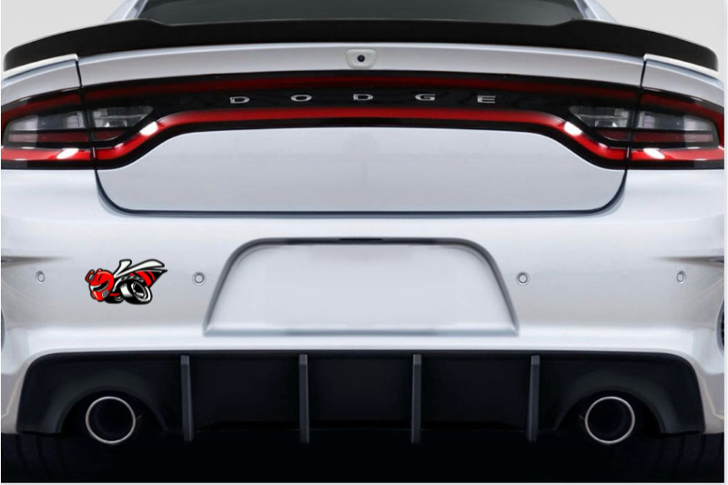 Dodge Emblem & Badges set with 1320 Scat Pack logo (Type 3)