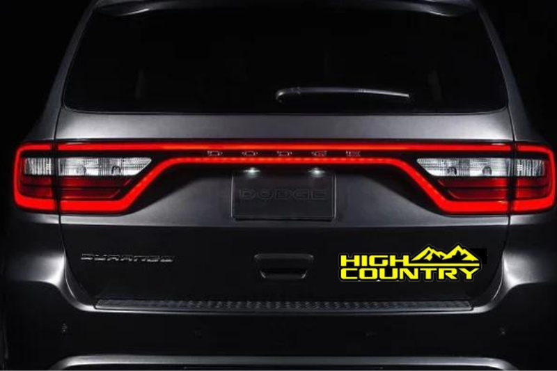 High Country tailgate trunk rear emblem with High Country logo (BIG SIZE)