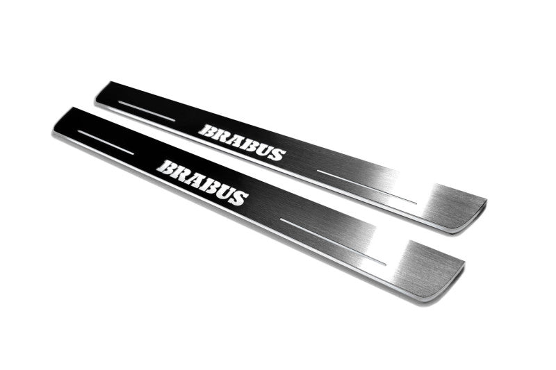 Mercedes GLS I 2015-2019 Led Door Sills With Logo Brabus