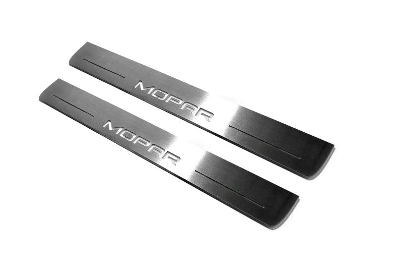 Dodge Durango III 2011+ LED Car Door Sill With Logo MOPAR Dodge Led Door Sills opdesign