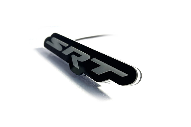 Jeep Illuminated LED Radiator Grille Emblems and Badges with SRT (type 1) logo Jeep Led Emblems decoinfabric