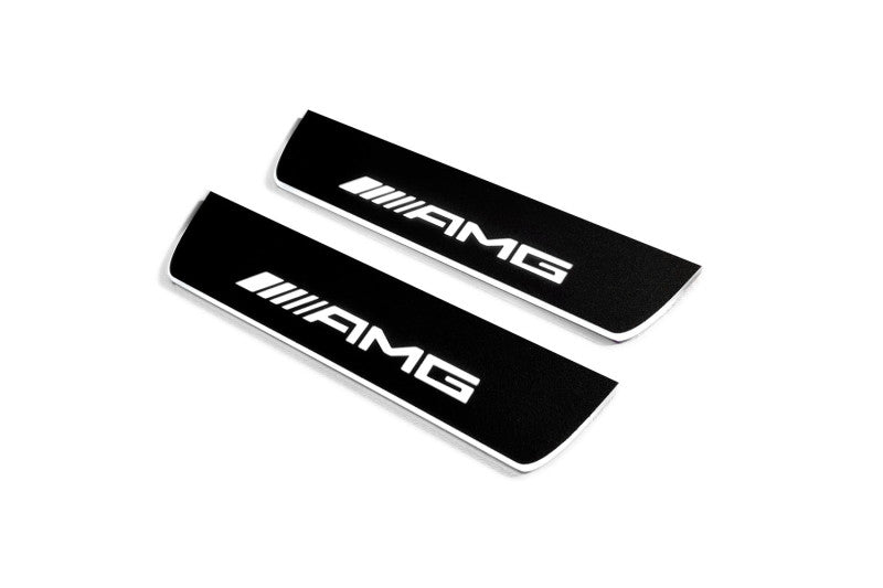 Mercedes GLE II W167 2019+ Car Door Sill With Logo AMG Mercedes Led Door Sills opdesign