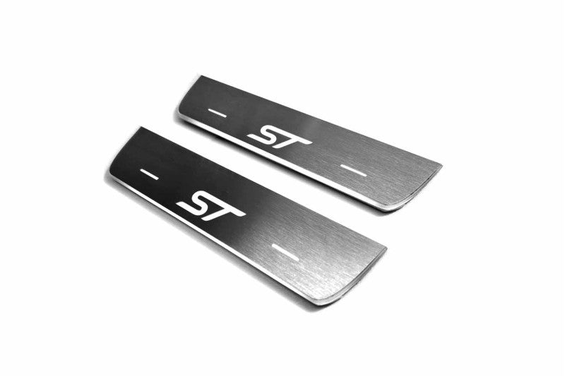 Ford Focus III 2011-2018 Door Sill Led Plate With Logo ST Ford Led Door Sills opdesign