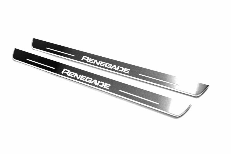 Jeep Renegade 2014+ LED Door Sills With Logo Renegade