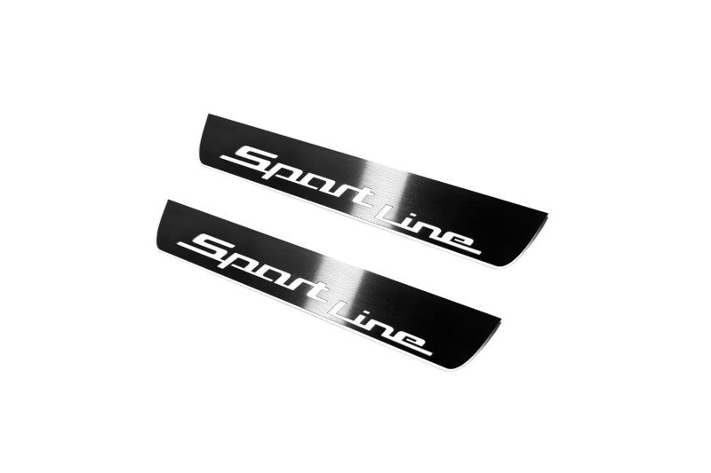 BMW X6 F16 2015-2019 Door Sill Protectors With Sport Line Logo