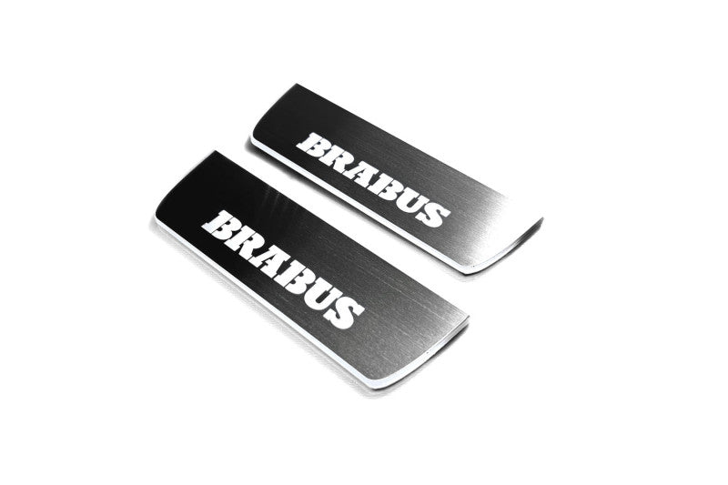 Mercedes E W213 2016-2023 LED Door Sills PRO With Brabus Logo
