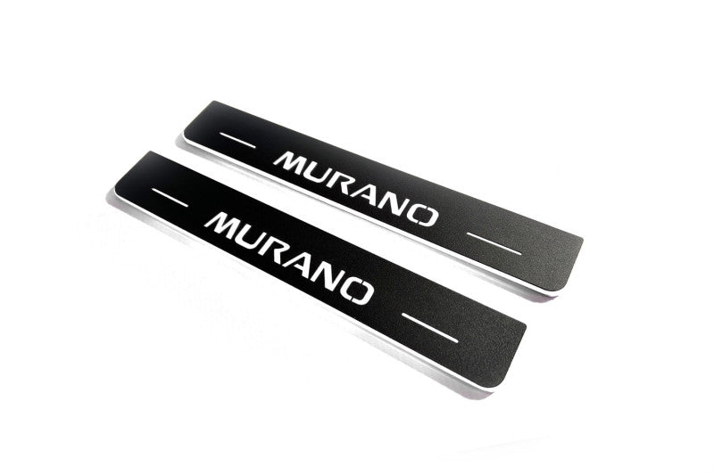 Nissan Murano II 2008-2014 LED Door Sills With Logo Murano Nissan Led Door Sills opdesign