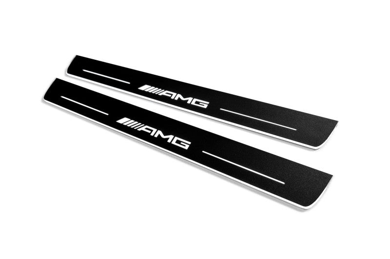 Mercedes S-Class W223 2020+ Auto Door Sill Plates With Logo AMG