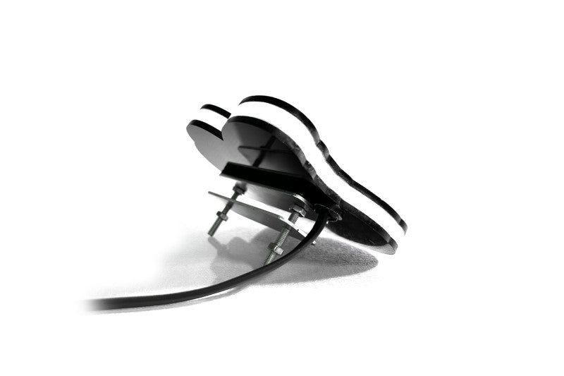 Dodge Illuminated LED Radiator Grille Emblems and Badges with Scatpack (type 2) logo Dodge Led emblems decoinfabric